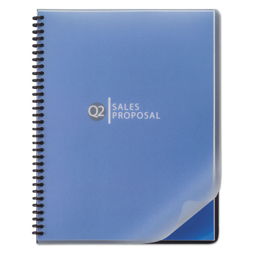 Design View Poly Presentation Covers For Binding Systems, Frost, 11.25 X 8.75, Unpunched, 25/pack