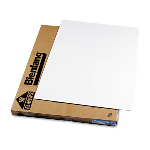 Polystyrene Foam Board, 40" X 30", White Surface And Core, 10/carton