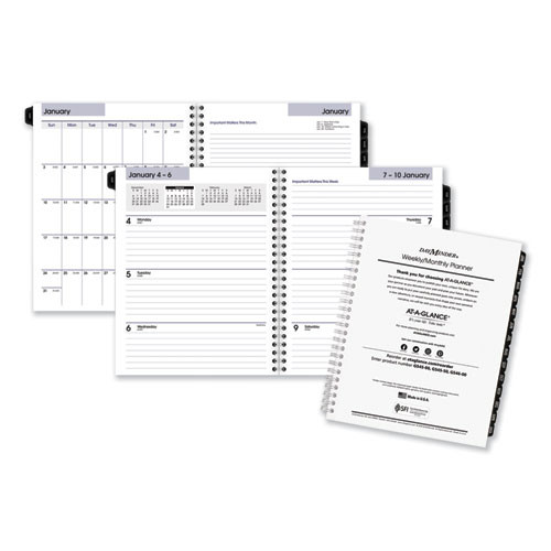 Dayminder Executive Weekly/monthly Refill, 8.75 X 7, White Sheets, 12-month (jan To Dec): 2023