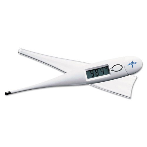 Premier Oral Digital Thermometer, White/blue