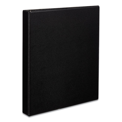 Durable Non-view Binder With Durahinge And Ezd Rings, 3 Rings, 1" Capacity, 11 X 8.5, Black, (7301)