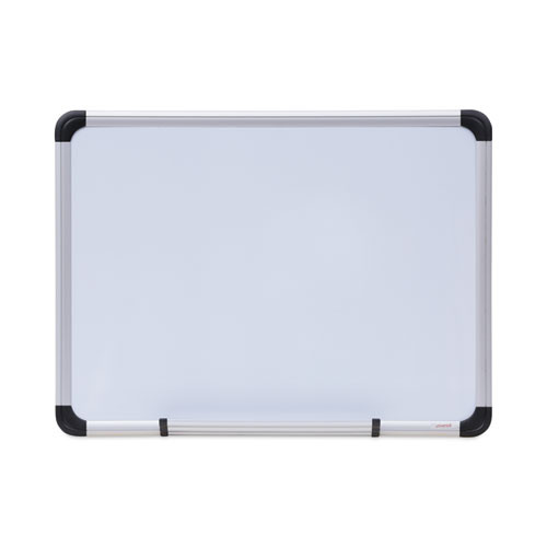 Magnetic Steel Dry Erase Board, 24 X 18, White, Aluminum Frame