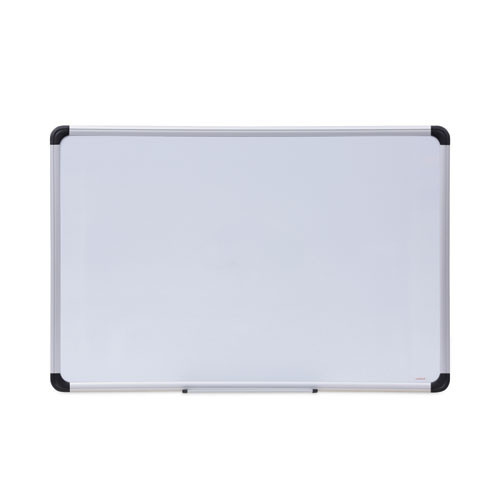 Magnetic Steel Dry Erase Board, 36 X 24, White, Aluminum Frame