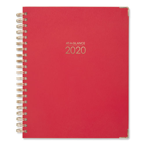 Harmony Weekly/monthly Hardcover Planner, 11 X 8.5, Berry Cover, 13-month (jan To Jan): 2023 To 2024