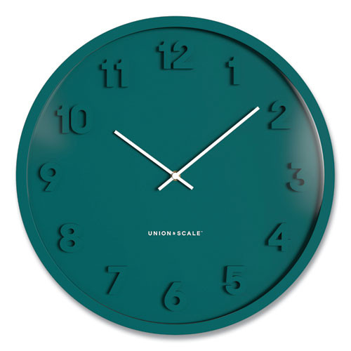 Clock,us,wall,13,in,teal