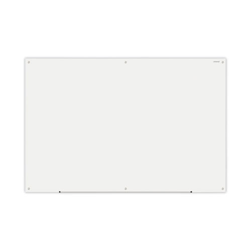 Frameless Glass Marker Board, 72" X 48", White