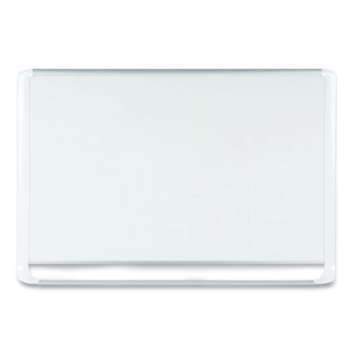Lacquered Steel Magnetic Dry Erase Board, 24 X 36, Silver/white