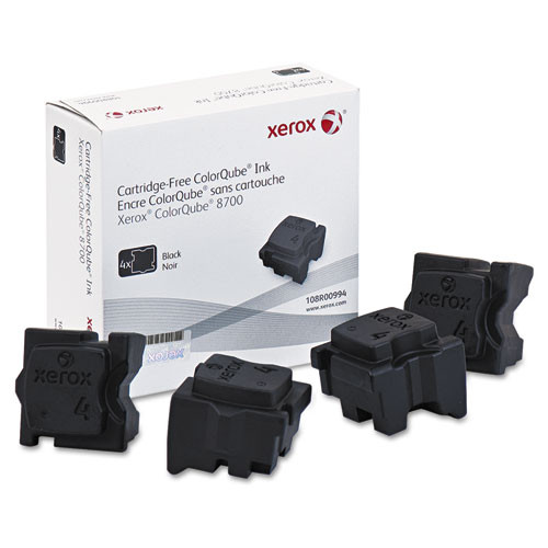 108r00994 Solid Ink Stick, 9,000 Page-yield, Black, 4/box