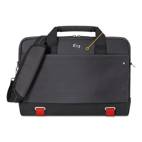 Envoy Brief, Fits Devices Up To 15.6", Polyester, 18 X 2.5 X 13, Black