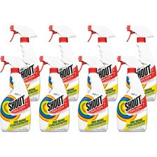 Shout Laundry Stain Remover Spray - Concentrate Spray - 22 fl oz (0.7 quart) - 8 / Carton