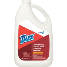 CloroxPro Tilex Disinfecting Instant Mold and Mildew Remover Refill - Liquid - 1gal - Rain Clean Scent - 4 / Carton - Clear - Refill