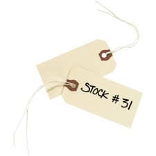 Avery Shipping Tags - #9 - 3.75" Length x 1.87" Width - Rectangular - String Fastener - 1000 / Box - Card Stock - Manila