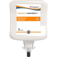 SC Johnson UV Skin Protection Cream - Cream - 1.06 quart - SPF 30 - Skin, Outdoor - UV Resistant, Water Resistant, Perfume-free, Non Allergic, Non-irritating, Non-greasy, UVB Protection, UVA Protection - 6 / Carton