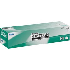 KIMTECH Kimwipes Delicate Task Wipers - 1 Ply - 14.70" x 16.60" - White - Light Duty, Anti-static - For Laboratory, Lens - 140 Per Box - 15 / Carton