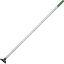 Unger 4" Light-duty Scraper - 4" Carbon Steel Blade - 48" Handle - Light Duty, Ergonomic Handle - Gray
