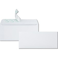 Quality Park Business Sealing Strip Envelopes - Business - #10 - 4 1/8" Width x 9 1/2" Length - 24 lb - Peel & Seal - Wove - 500 / Box - White