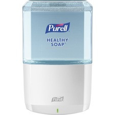 PURELL ES6 Touch-free Hand Soap Dispenser - Automatic - 1.27 quart Capacity - Support 4 x C Battery - Locking Mechanism, Durable, Wall Mountable, Touch-free - White - 1 / Each