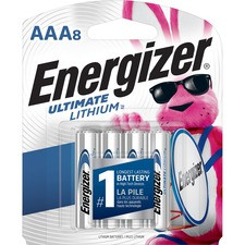Energizer Ultimate Lithium AAA Batteries, 8 Pack - For Camera - AAA - Lithium (Li) - 8 / Pack