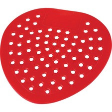 Impact Products Deluxe Deodorizing Urinal Screens - Lasts upto 45 Days - Deodorizer, Flexible - 12 / Box - Red