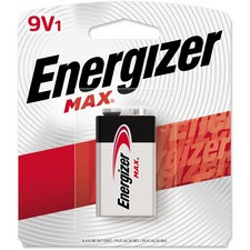 Energizer MAX Alkaline 9 Volt Batteries - For Multipurpose - 9V - 9 V DC - 48 / Carton