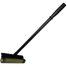 Impact Products Window Cleaner/Sponge Squeegee - 20" Polypropylene Handle - Black, Yellow