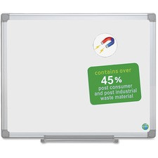 MasterVision EasyClean Dry-erase Board - 36" (3 ft) Width x 24" (2 ft) Height - Aluminum Frame - Rectangle - 1 Each