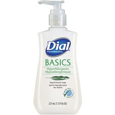 Dial Basics Liquid Hand Soap - 7.5 fl oz (221.8 mL) - Multipurpose, Hand - White - Rich Lather - 1 Each