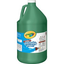 Crayola 1 Gallon Washable Paint - 1 gal - 1 Each - Green