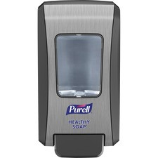 PURELL FMX-20 Foam Soap Dispenser - Manual - 2.11 quart Capacity - Site Window, Locking Mechanism, Durable, Wall Mountable - Graphite - 1Each