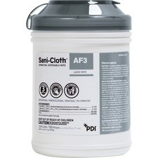 Sani-Cloth Alcohol-Free Surface Wipes - Wipe - 160 / Can - 160 / Each - White