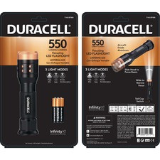 Duracell Aluminum Focusing LED Flashlight - AAA - Aircraft Aluminum - Black