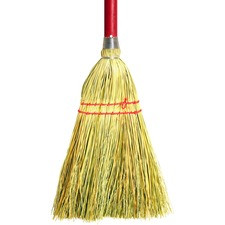 Genuine Joe GJO12501, Lobby Toy Broom, 1 Each, Natural - 34" Handle Length - Wood Handle - 1 Each - Natural