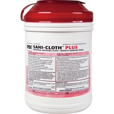 Nice-Pak Sani-Cloth Plus Germicidal Cloth Wipes - Wipe - 12 / Carton - White