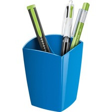 CEP Large Pencil Cup - 3.8" x 2.9" x 2.9" x - Polystyrene - 1 Each - Blue