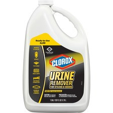CloroxPro Urine Remover for Stains and Odors Refill - Liquid - 128 fl oz (4 quart) - 60 / Bundle - Clear