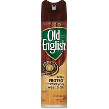 Old English Furniture Polish - Aerosol - 12.50 oz (0.78 lb) - Lemon Scent - 1 Each - Brown