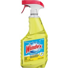 Windex MultiSurface Disinfectant Spray - Ready-To-Use Spray - 23 fl oz (0.7 quart) - Fresh Citrus ScentBottle - 8 / Carton - Yellow