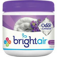 Bright Air Super Odor Eliminator Air Freshener - 14 oz - Lavender, Fresh Linen - 60 Day - 1 Each