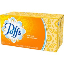 Puffs Basic Facial Tissue - White - Soft - 180 Per Box - 24 / Carton