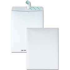 Quality Park Tech-No-Tear Catalog Envelopes - Catalog - #13 1/2 - 10" Width x 13" Length - Self-sealing - Paper - 100 / Box - White