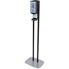 PURELL CS6 Dispenser Floor Stand - 5" Height x 13.5" Width - Freestanding - ABS Plastic - Gray