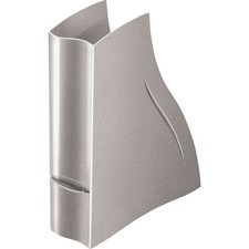 CEP Magazine Rack - Metallic Taupe - Polystyrene - 1 Each