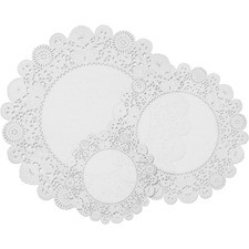 Pacon Deluxe Doilies - Craft, Greeting Card, Collage - 30 / Pack - White