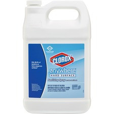 CloroxPro Anywhere Daily Disinfectant and Sanitizing Bottle - Liquid - 128 fl oz (4 quart) - 4 / Carton - Translucent