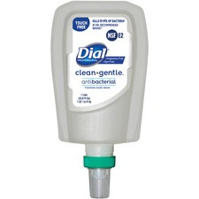 Dial FIT TF Refill Clean+ Foaming Hand Wash - 33.8 fl oz (1000 mL) - Bacteria Remover, Odor Remover - Skin, Hand - Fragrance-free, Dye-free - 3 / Carton