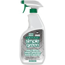 Simple Green Crystal Industrial Cleaner/Degreaser - Concentrate Spray - 24 fl oz (0.8 quart) - 12 / Carton - Clear