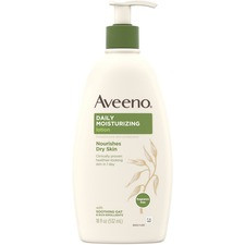 Aveeno Daily Moisturizing Body Lotion - Lotion - 18 fl oz - For Dry Skin - Applicable on Body - Moisturising, Fragrance-free, Non-greasy, Non-comedogenic, Soothing Oat, Rich Emollients, Nourishes Dry Skin, Gentle - 1 Each