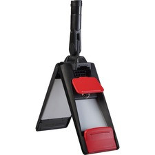 Rubbermaid Commercial Adaptable Flat Mop Frame - Ergonomic - Black - 12 / Carton
