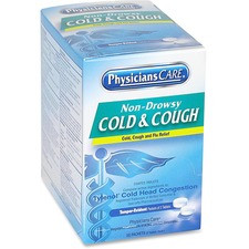 PhysiciansCare Cold & Cough Medication - For Cough, Common Cold - 50 / Box