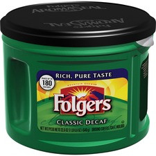 Folgers Classic Coffee - Medium - 22.6 oz - 6 / Carton